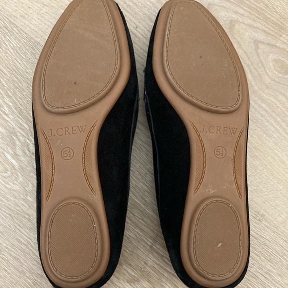 J.Crew Black Suede Loafers Sz 5.5 - Picture 6 of 6